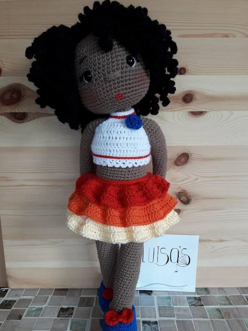 Patrón gratis muñeca Celia crochet