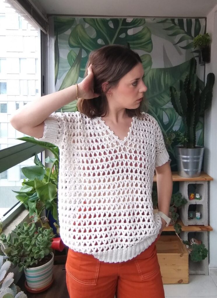 Camiseta Teleno Tee crochet