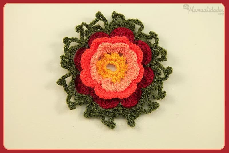 flores 3 crochet