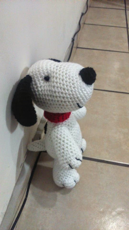 Patrón gratis perro Snoopy crochet