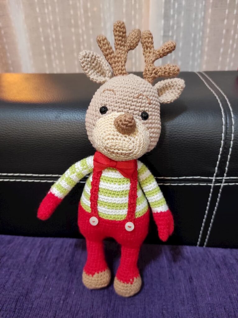 Reno Navidad amigurumi crochet