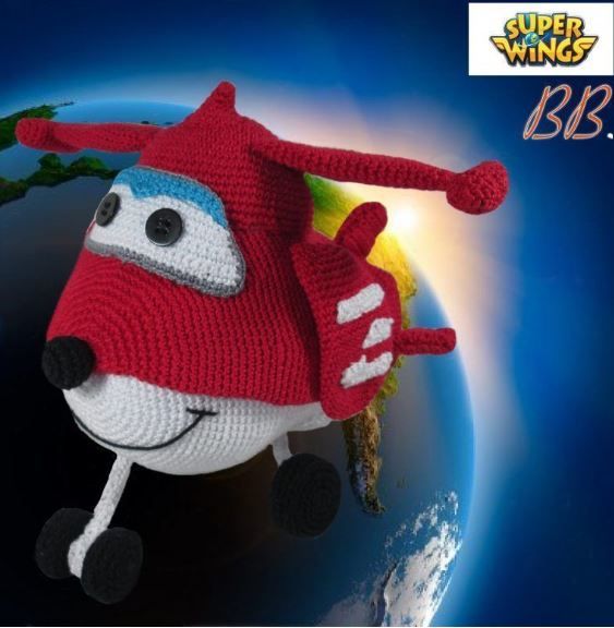 Patrón gratis Superwings amigurumi crochet