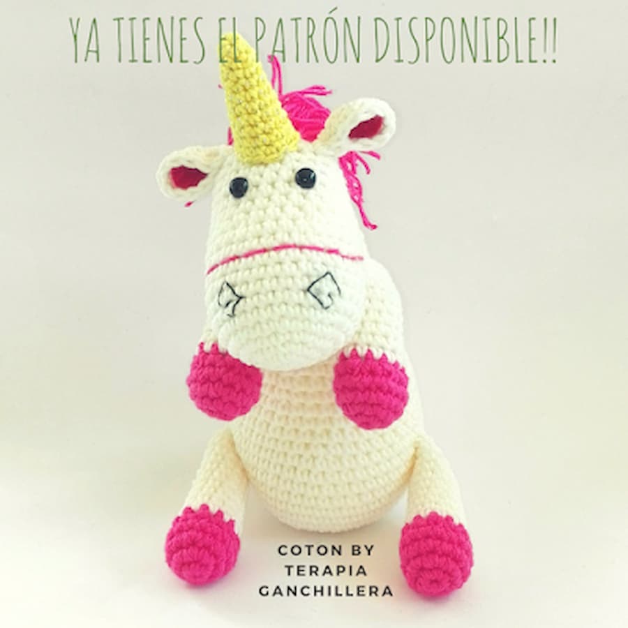 patrón gratis unicornio amigurumi crochet