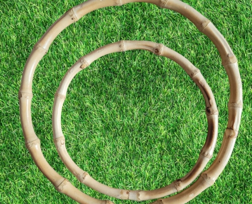 Asas bambú circulares 15 y 20 cm.