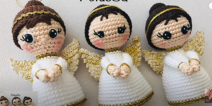 Tutorial gratis angelitos crochet